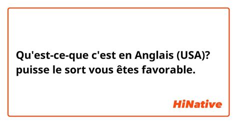 Traduction sort vous êtes favorable en Anglais .